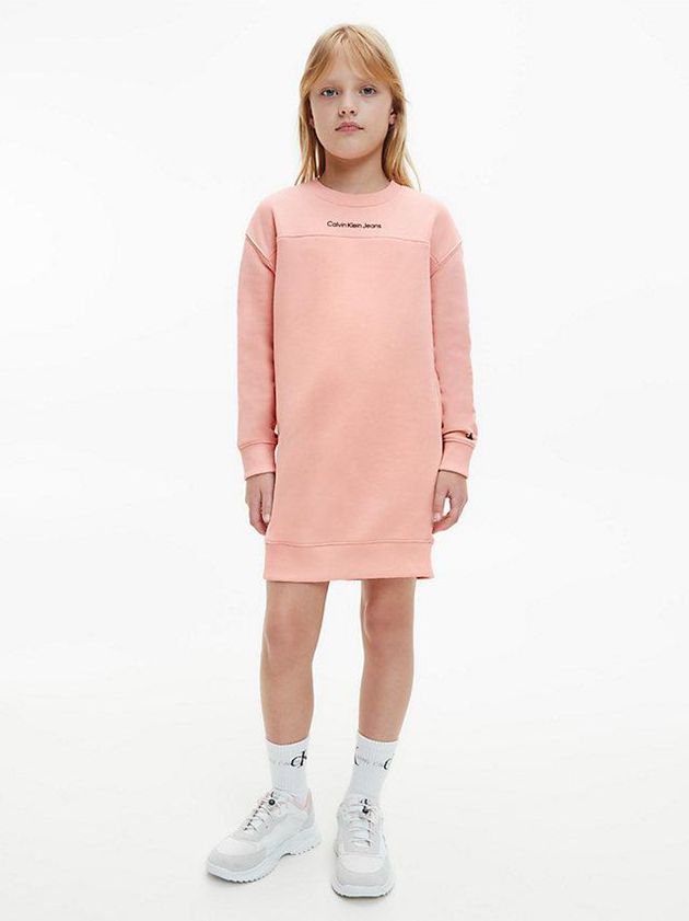 Calvin Klein USA Sweatshirt Girls Dress Pink 0853267-KN